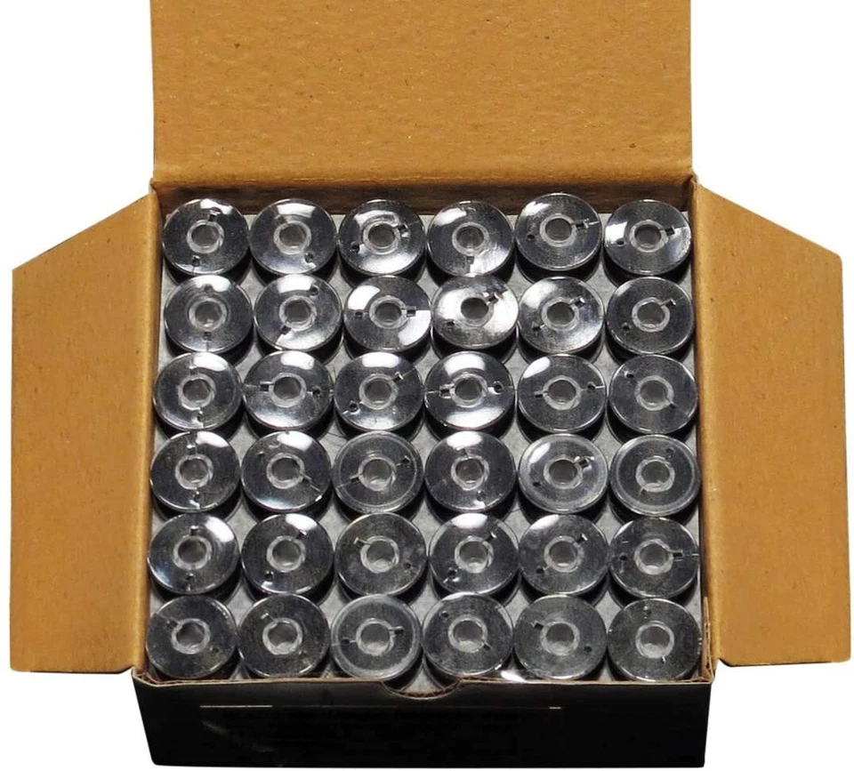 New 144 Class A Black Pre-Wound Bobbins for Brother Embroidery Machines - Image 3 of 3