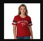 New Official NFL Atlanta Falcons G-III Big Game Scoop Short Sleeve T-Shirt