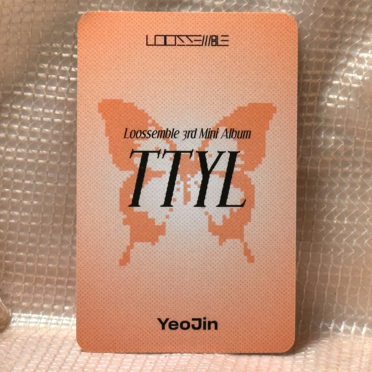Loossemble TTYL hellolive当選品☆直筆サイン☆ヨジン Loossemble