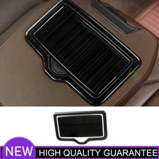 Car Rear Water Cup Holder Panel Trim 2PCS For Audi Q7 2016-2019 Black Titanium