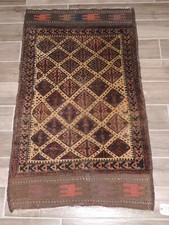 3x4ft. Handmade Antique Balouch Wool Prayer Rug