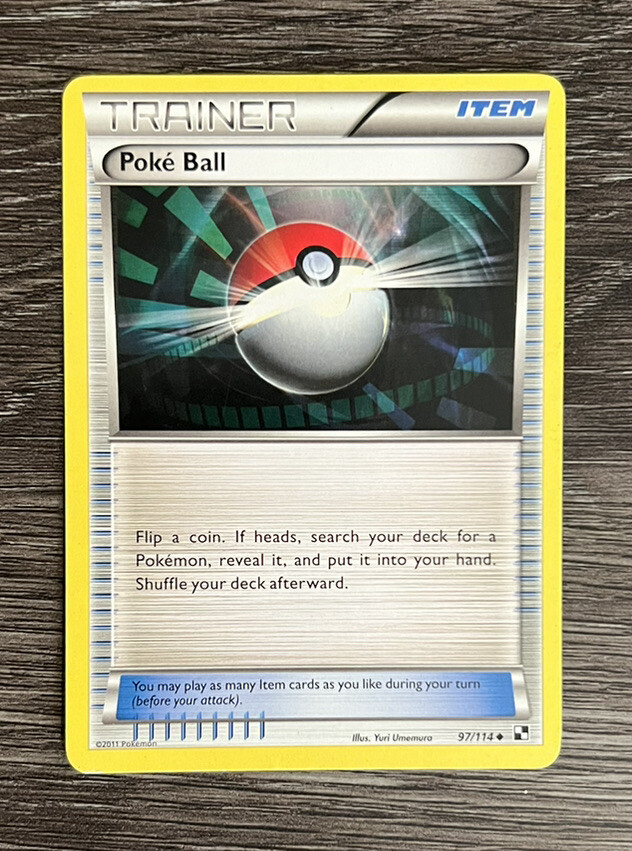 2011 Pokemon Trading Card - Black & White: Poke Ball 97/114