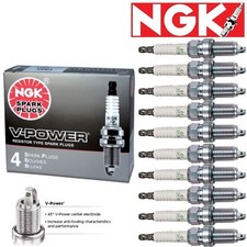 10 Pack NGK V-Power Spark Plugs 2004-2006 Dodge Ram 1500 8.3L V10 Kit Set