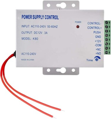 AMOCAM Access Control Power Supply for Door Intercom Doorbell Various Electronic