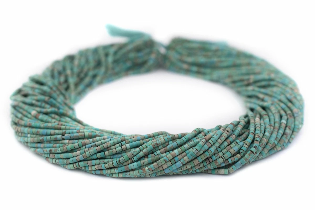 Tiny on sale turquoise beads