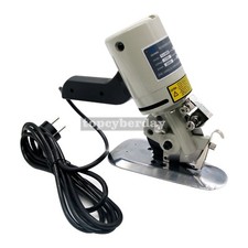 Electric Cloth Cutter 3.5" Fabric Leather Cutting Machine Round Scissors  Blade