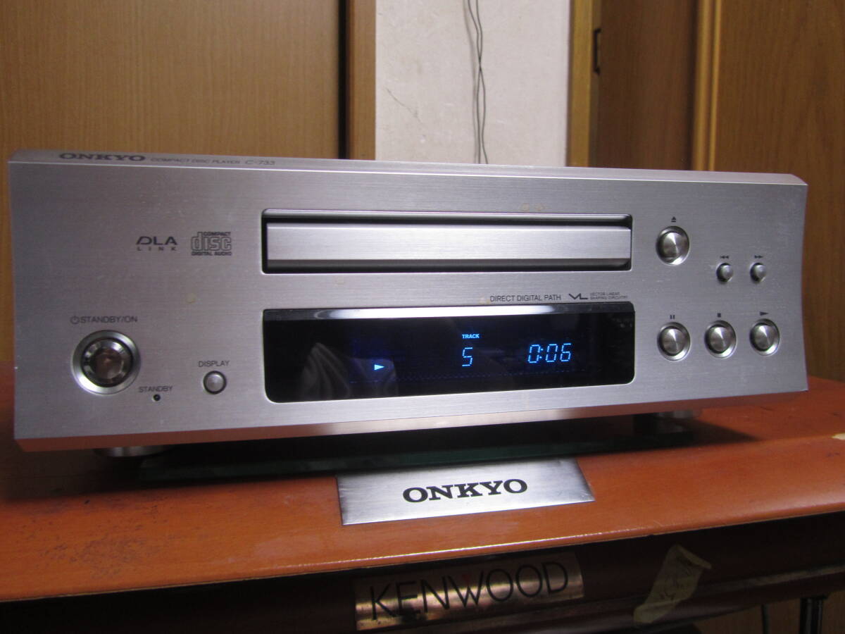 動作OK！！ 】CDプレイヤーONKYOオンキョーC-733