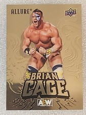 #10 BRIAN CAGE 2024 Upper Deck AEW Allure BASE SILVER DON CALLIS FAMILY
