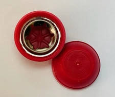 Pedal Car Push Nuts in Red, Plastic Cover (Qty. 2)