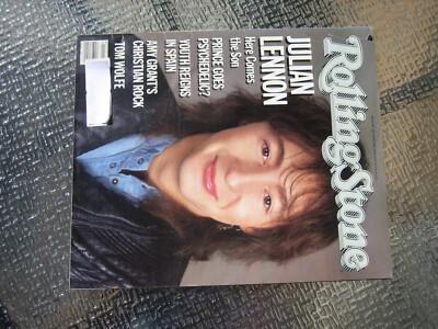Rolling Stone # 449 June 6 1985 Julian Lennon -Prince- Amy Grant 80's fashion
