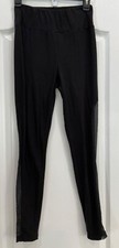 No Boundaries Womens Leggings Junior Size M 7/9 Black Elastic Waist 155