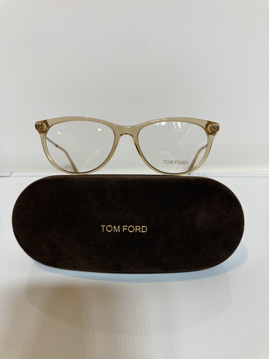 NIB Tom Ford TF 5509 045 Champagne Crystal Plastic Cateye  display picture 3
