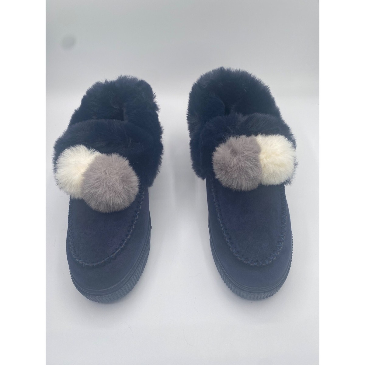 Journee Collection Comfort Foam Sunset Slipper Navy Size 10 NIB