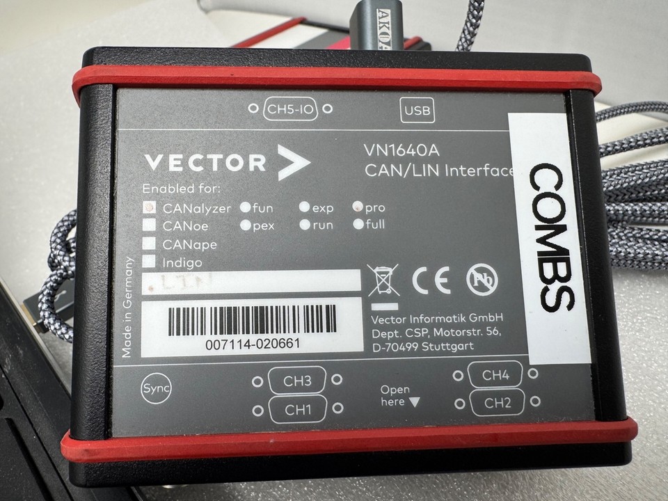 Vector VN1640A CAN/LIN Network Interface 4 Channels module CANalyzer ...
