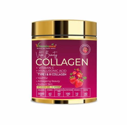 Kollagen Pulver - für strahlende Haut & Anti-Aging - Vitaminnica Premium Rinder - Bild 9 von 17