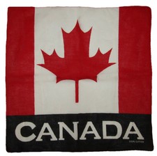 22"x22" Canada Country W/ CANADA Letter Black Bottom 100 Cotton Bandana