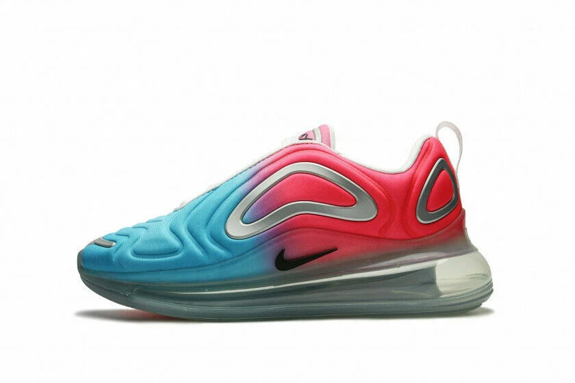 Nike Womens Air Max 720 Pink Sea Blue Running Shoes Sneakers