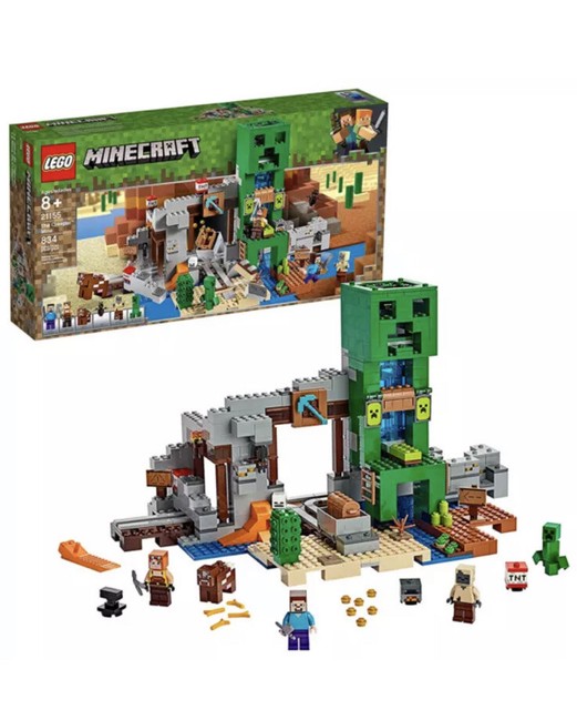 lego 21155 minecraft the creeper mine stores