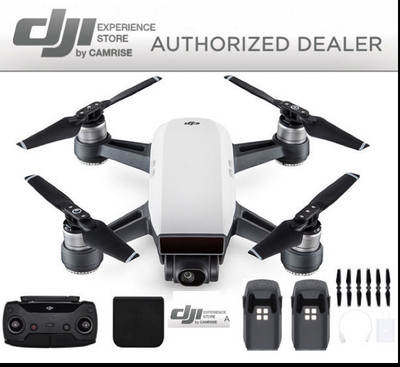 dji spark alpine white with remote control