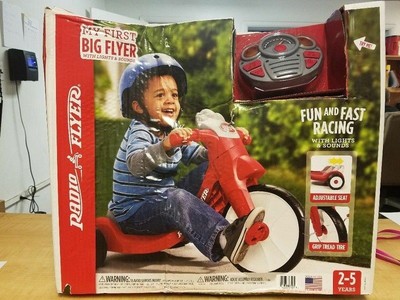 radio flyer my first big flyer with lights & sounds pink