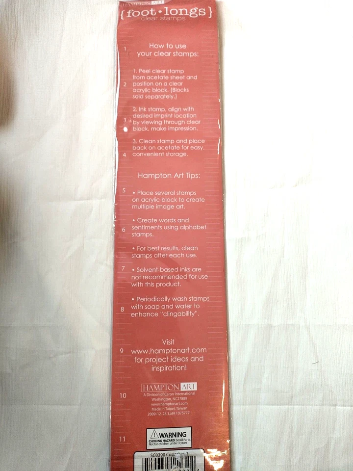 Hampton Art - Footlongs Sweet Tooth Stamp Set, Recipe, cupcake, celebrate - Image 2 of 4