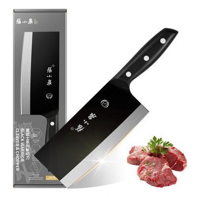 7.3 Inch Chinese Meat Cleaver Sharp Vegetable High Carbon Steel Chopper Knife