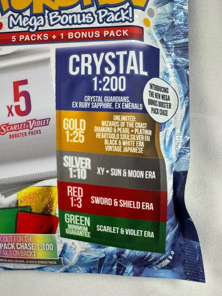 Pokerev 8.0 Crystal Mystery Pack (6 Card Packs Inside) Brand New Sealed - Image 3 of 4