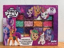 My Little Pony Perler Fused Bead Kit Beads  Pattern 10 Projects 4471 Pieces