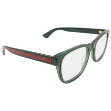 Gucci Demo Square Men's Eyeglasses GG0004ON 011 53 GG0004ON 011 53