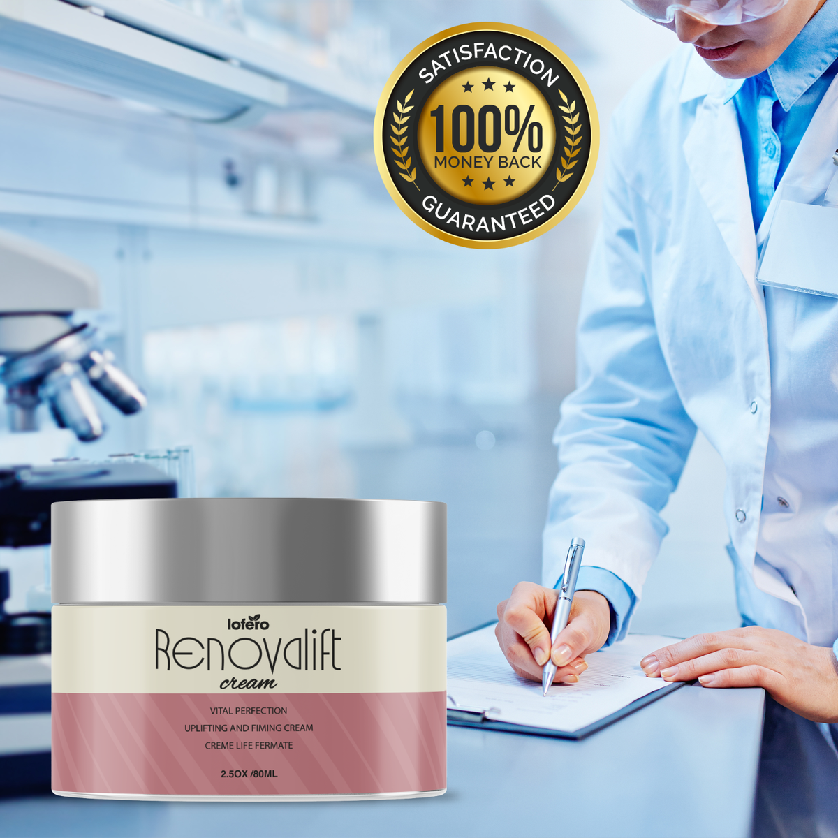 Renovalift Cream Advanced Anti-Wrinkle Skin Moisturizer, Renova