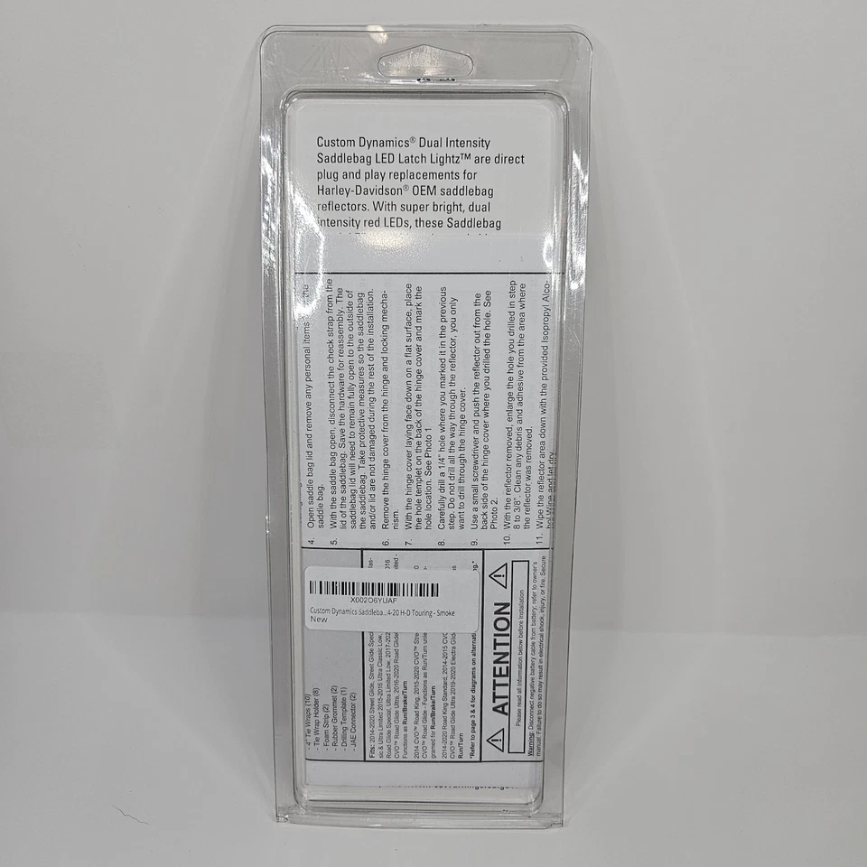 Saddlebag Latch Lightz Dual Intensity Red LED By Custom Dynamics Harley-Davidson - Image 4 of 4