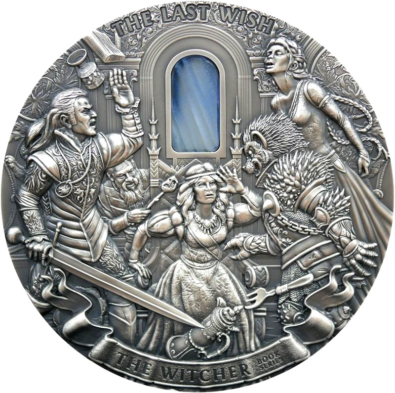 The Last Wish - The Witcher Book Series Niue Island 2019 1 kg rare Silvercoin