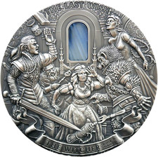 The Last Wish - The Witcher Book Series Niue Island 2019 1 kg rare Silvercoin