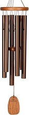 Woodstock Wind Chimes Amazing Grace Chime Medium 24'' Bronze Wind Chime