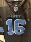 Detroit Lions Jared Goff #16 Jersey Men's XL Black Nike (NFL) Football Sports — photo 3