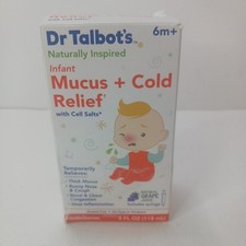 Dr. Talbot's New Homeopathic Infant Mucus  Cold Relief with Cell Salts 4 fl oz