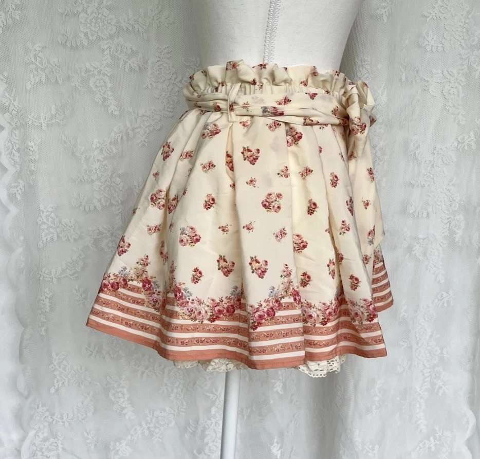 Liz Lisa Ribbon Floral Mini Short Culotte Ruffle Shoujo - image 3 of 4