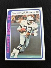 TONY DORSETT ROOKIE SUPER BOWL XII 1978 TOPPS EXMT DALLAS COWBOYS FOOTBALL CARD. rookie card picture
