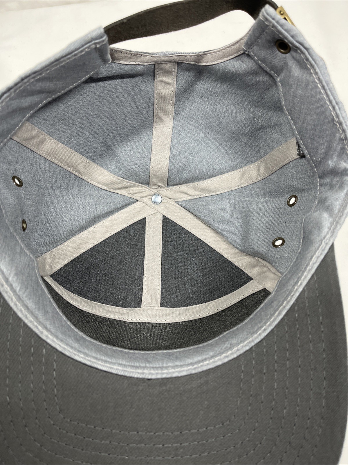 Foundation Cigars Gray Strap Back Adjustable Hat - image 6