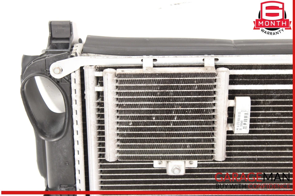 Оригинальный воздушный конденсатор охлаждения двигателя 00–06 Mercedes W215 CL500 CL55 - Изображение 2 из 4