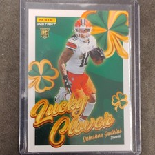 Panini 2025 Instant Lucky Clover Rookie Quinshon Judkins #13 Browns