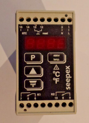 Seepex TSE SGRTSE 24V DC Temperatur Steuergerät / Controller