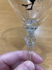 Vintage Starburst Rooster martini/cocktail glasses set of 2 — photo 5