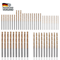 50X Hss Spiralbohrer Set Titanbeschichtet 1-3Mm Micro Bohrer FüR Holz