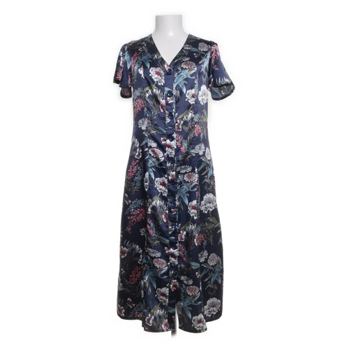 Jane Lushka, Kleid, Größe: S, Blau/Mehrfarbig, Elasthan/Polyester, Blumen #kah