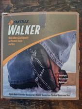 Yaktrax Walker slip on foot traction for no slip walking on ice and snow large
