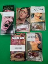 Lot of 5 SFX Latex Prosthetic Appliances Woochie Ghoulish Walking Dead EN