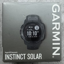 Garmin Instinct Solar Tactical - Rugged GPS Smartwatch Black