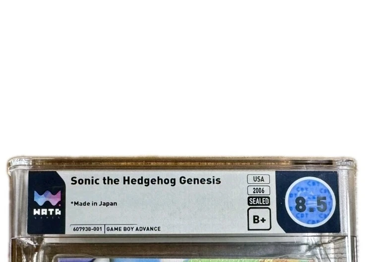 🌻 8.5 B+ Selado 🌻 Sonic the Hedgehog Genesis 🌻 Nintendo GBA 🌻Classificado WATA - Imagem 4 de 4