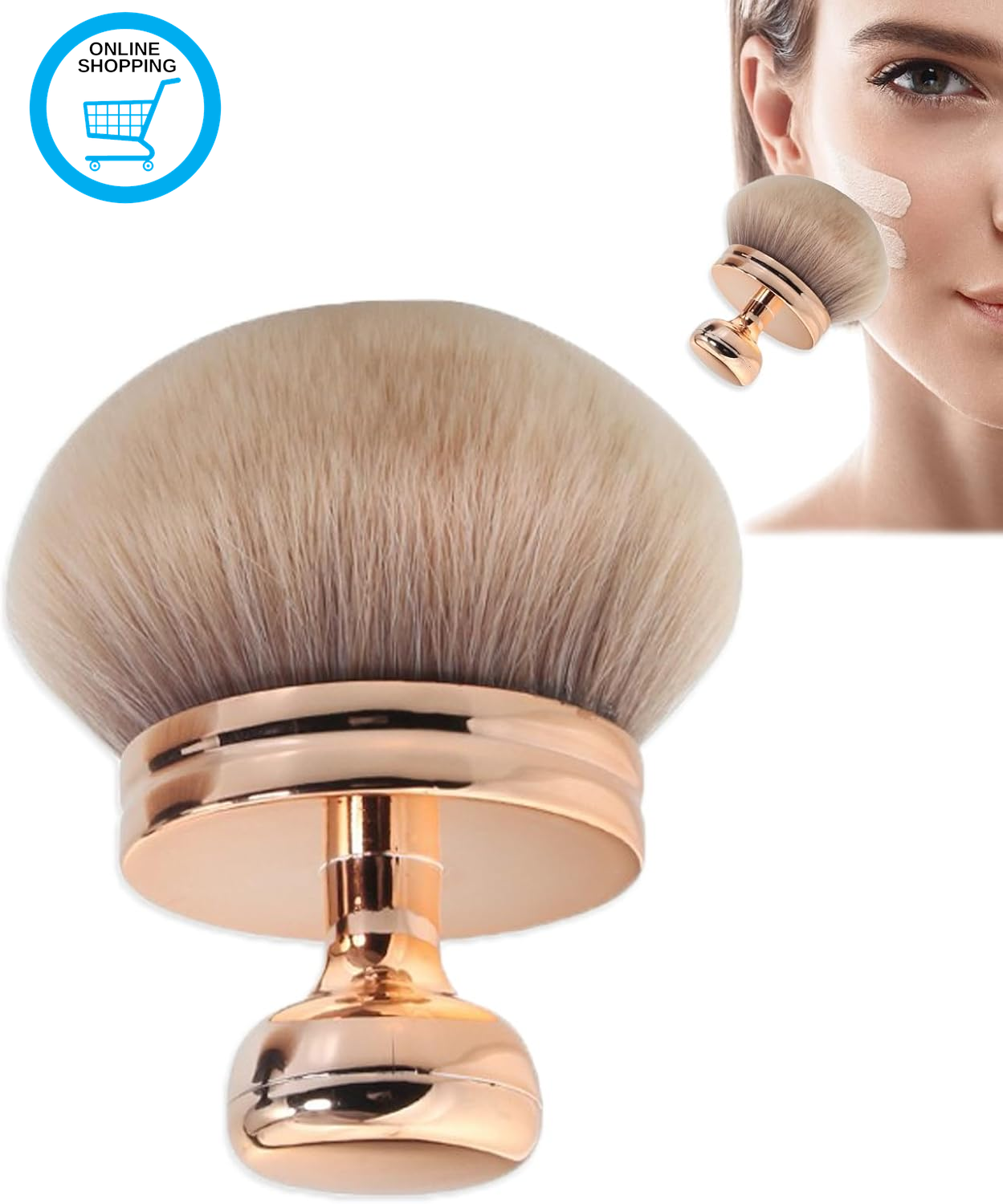 Extra Large Makeup Brush, Tanning Body Brush Applicator, Oval Body Makeup Applic